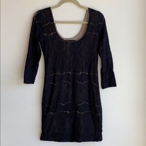 3 for $12 H&M Black Body Con Lace Mini Dress